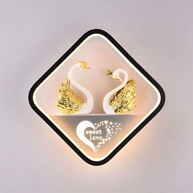 床头灯壁灯LED简约现代北欧网红儿童房间卧室灯客厅电视背景墙灯