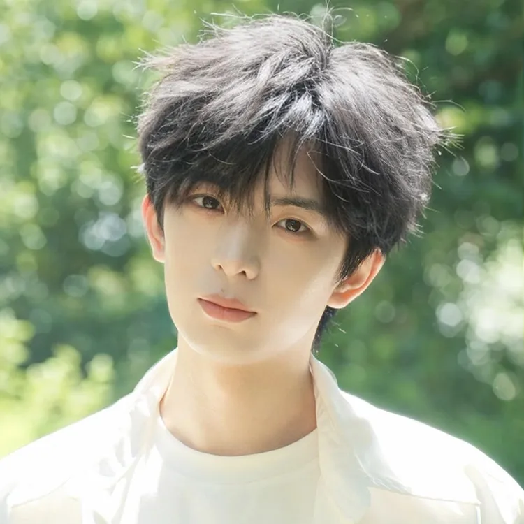 假发男全头套式韩版男生微分碎盖短发男款自然蓬松仿真假发套