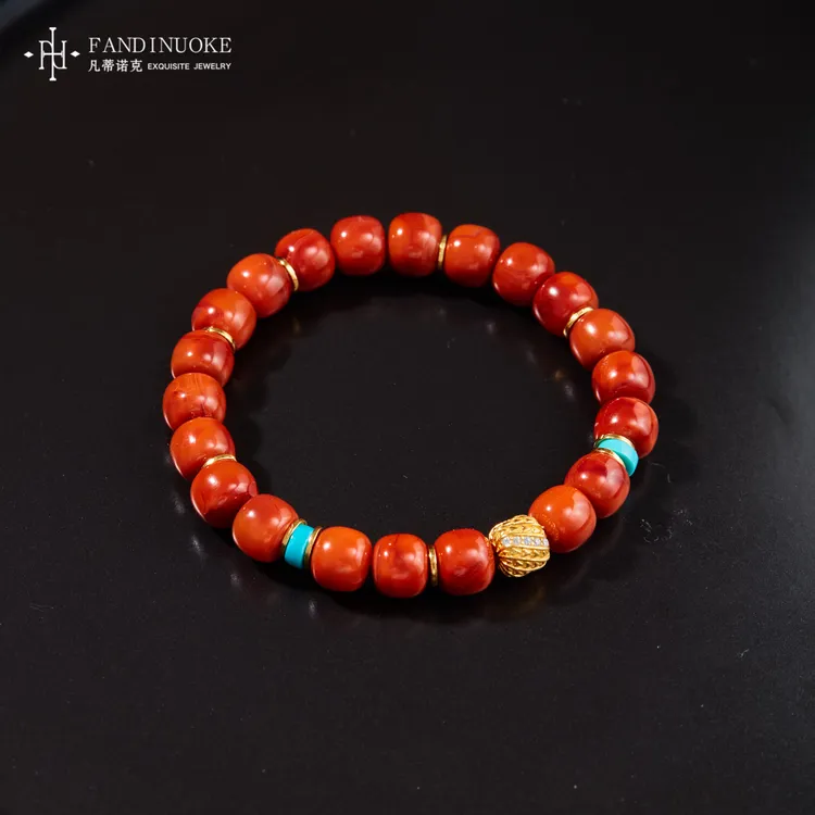 【加加专属】     925银南红手串多样性发一#XYGD9991027-A