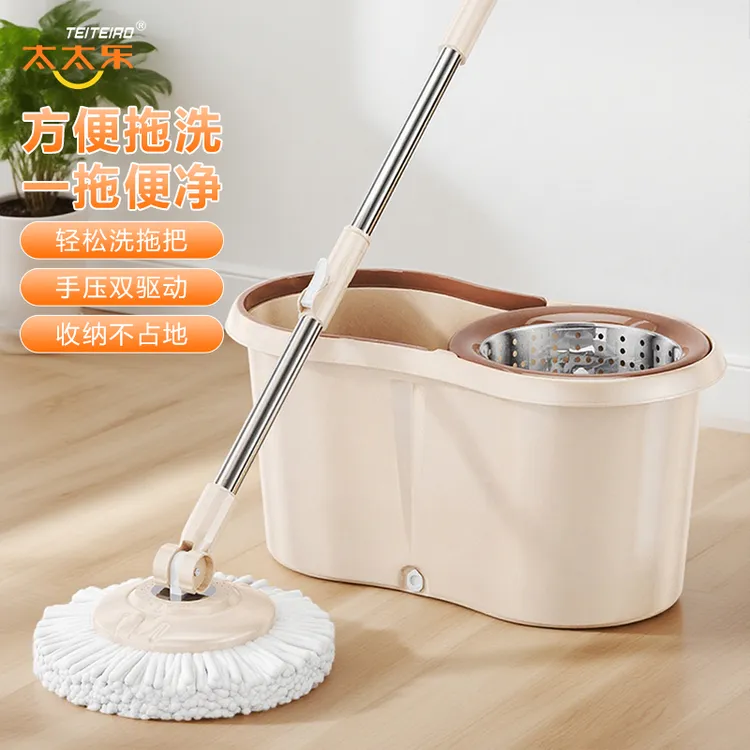 旋转拖把新款免手洗甩水一拖净墩布桶拖地神器懒人拖布带桶一体