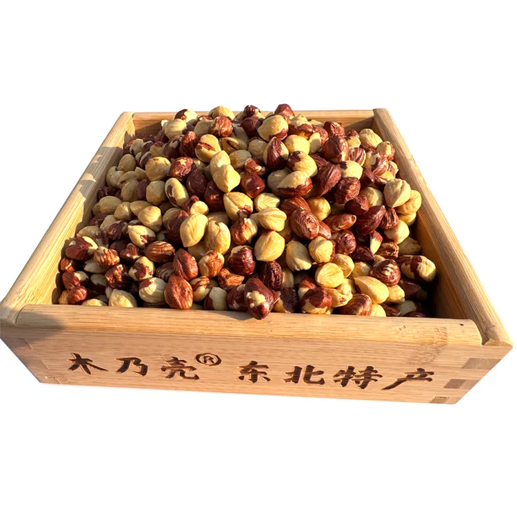 木乃壳东北榛仁特产榛子仁臻子坚果原味 500g罐装