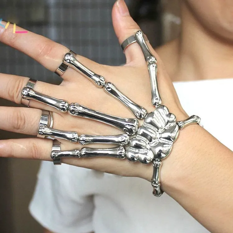 合金手镯 饰品手环耍帅蹦迪必备装x神器外骨骼手套手链手串小众