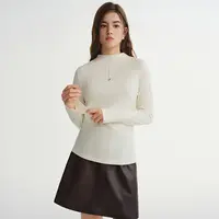 独束大码女装抑菌亲肤佰搭时尚通勤简约长袖T恤上衣25DS84235