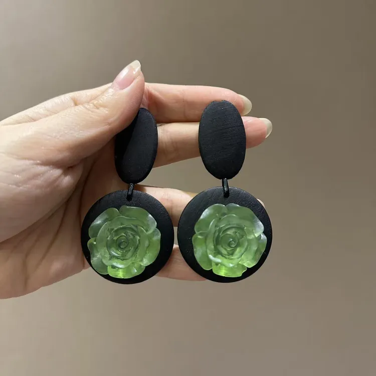 铜合金合成锆石耳饰 换季66666耳环