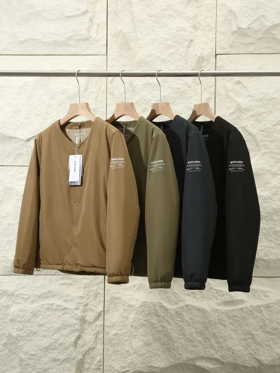 日单中产轻奢老钱风户外环保系列超轻防泼水保暖圆领棉服 7128