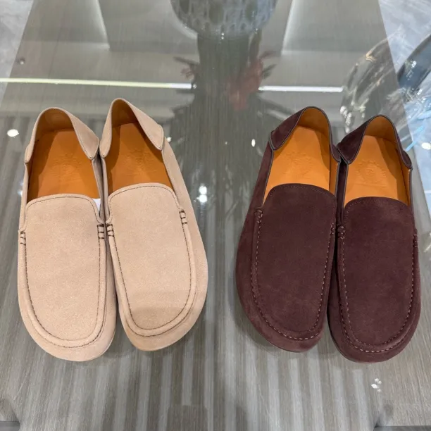 【老钱风】反毛绒一脚蹬轻奢舒适乐福鞋