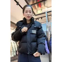 冬季羽绒服女短款连帽宽松潮流外套YR 66603（GD）