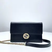99新 GUCCI/古驰 思斯专属 古驰黑风琴woc THHZ3810