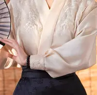 云间月上衣女款原创汉元素秋款中国风交领汉服日常