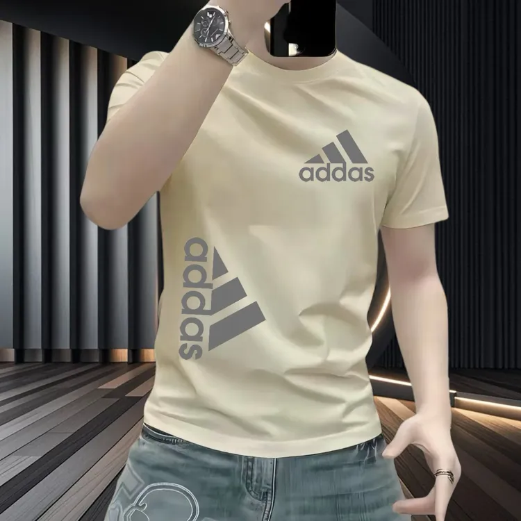 高端男士短袖t恤夏季新款美式潮牌修身索罗娜上衣帅气韩版男半袖