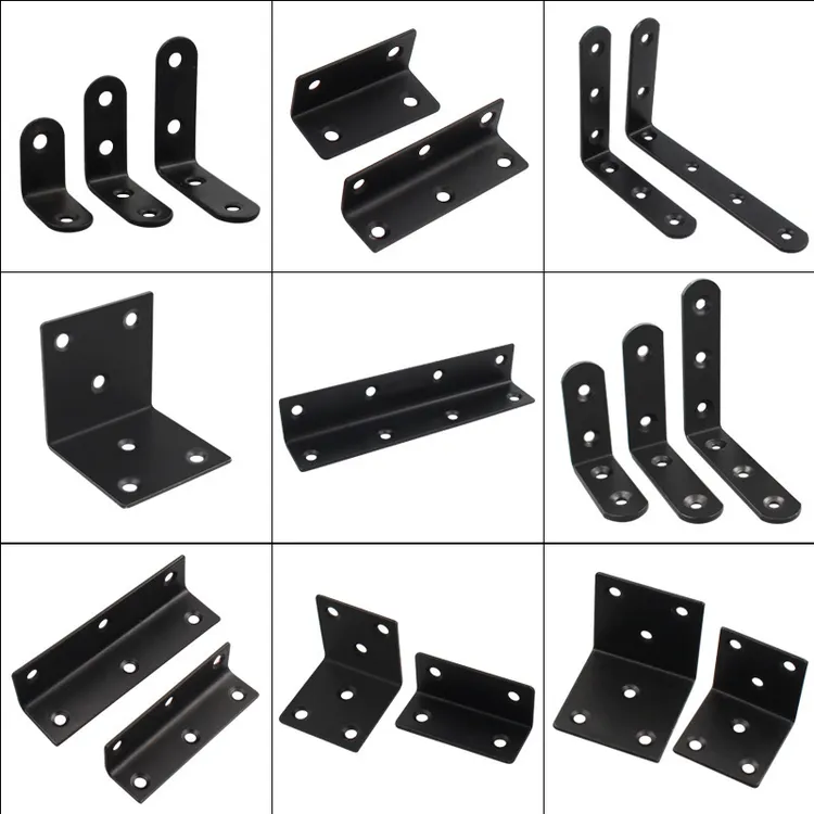 不锈钢角码90度直角家具角铁固定器三角铁支架连接件L型层板托架