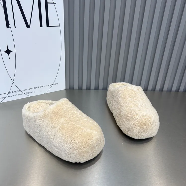 韩版经典今年流行厚底网红同款内增高纯色包头拖防滑加绒半拖平底