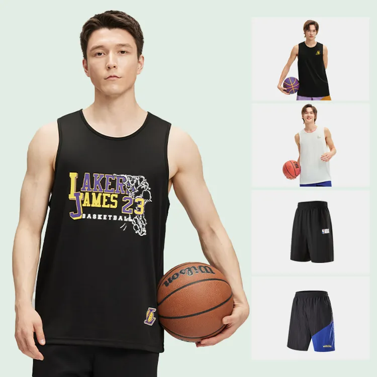 【套装合集】NBA官方东契奇库里杜兰特爱德华兹夏季训练背心短裤