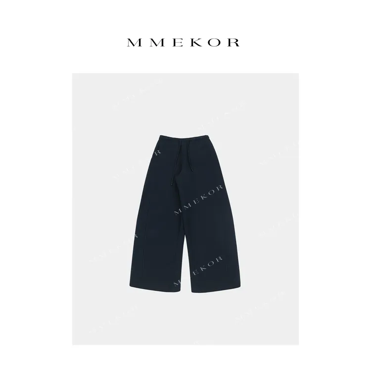 MMEKOR“蓝绒卫裤” 2025新款秋款活力常青藤百搭抓绒休闲裤 50083
