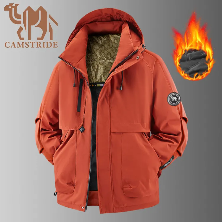 石墨烯保暖棉衣男女同款冲锋衣服太空棉服情侣工装加厚棉袄子冬装