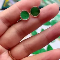 翡翠银S925镶嵌颈饰翡翠