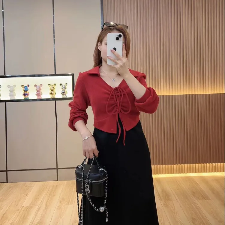 L秋显瘦遮肉时尚百搭大码女装连衣裙MM