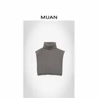 木岸MUAN：《安东尼披肩》定制高级简约高领百搭披肩宽松女D-ST-5099