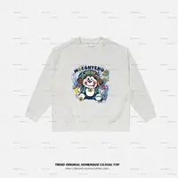 【卫衣系列】快乐哆啦 倒三角毛圈圆领卫衣