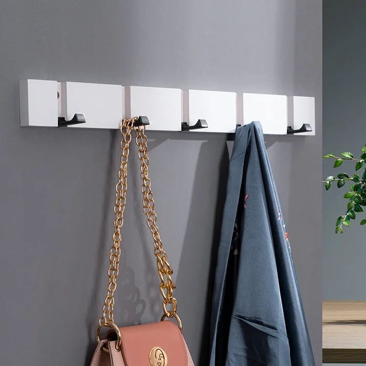 挂衣架墙上壁挂免打孔进门后玄关入户卧室钢琴键挂衣钩衣服挂钩