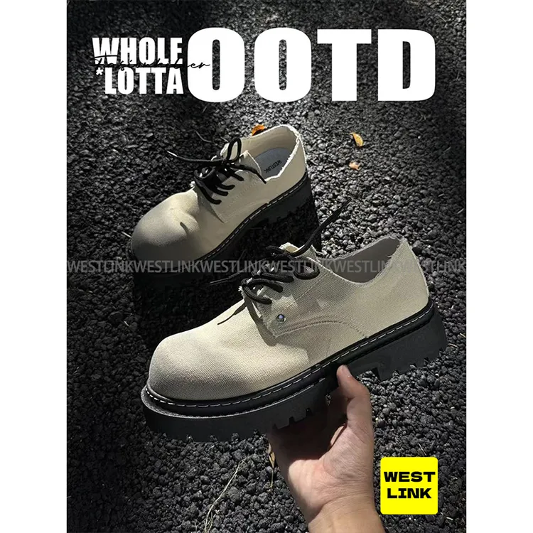 【双12好物】WesTlinK西遇男生大头鞋Cleanfit德比鞋复古时尚休闲鞋
