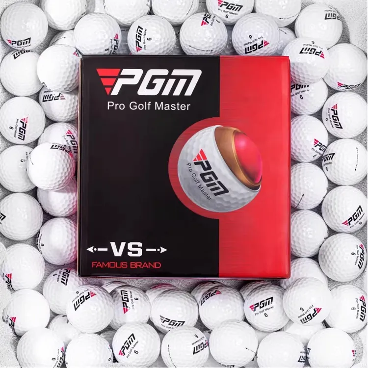 PGM高尔夫球三层比赛球48个大盒装口粮球高性能高倒旋非二手球