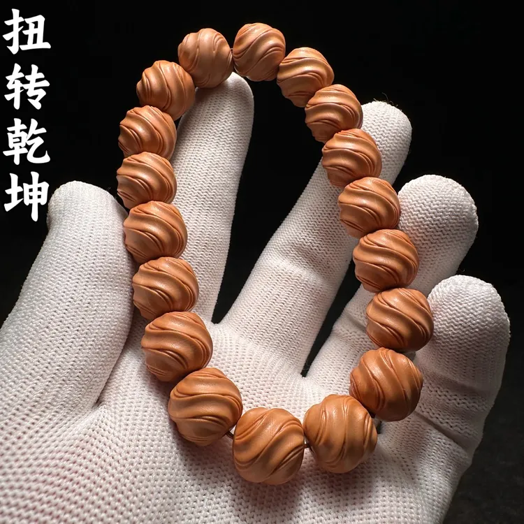 扭转乾坤精品猴头手串高端货原皮原色原生态文玩小核桃雕刻男士款