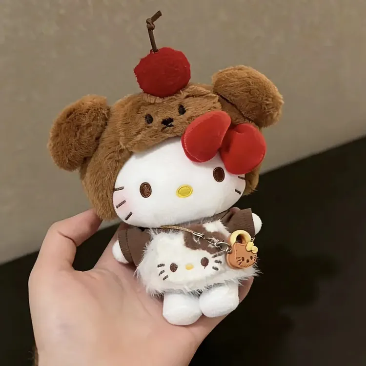 正版hellokitty萌动小熊kt三丽鸥包包挂件惊喜书包送人生日礼物女