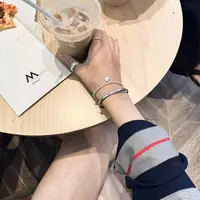 925银手链  【金恩慧欧尼Hi mood】韩版小众s925银爱心挂锁串珠手链