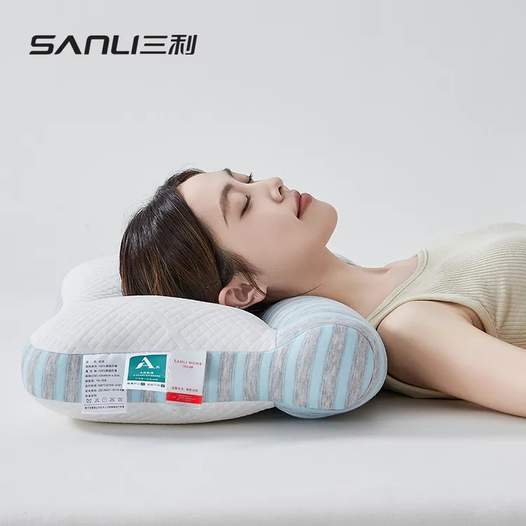 【三利】A类抗菌枕头枕芯家用睡眠护颈椎单人男女侧睡午睡家用枕