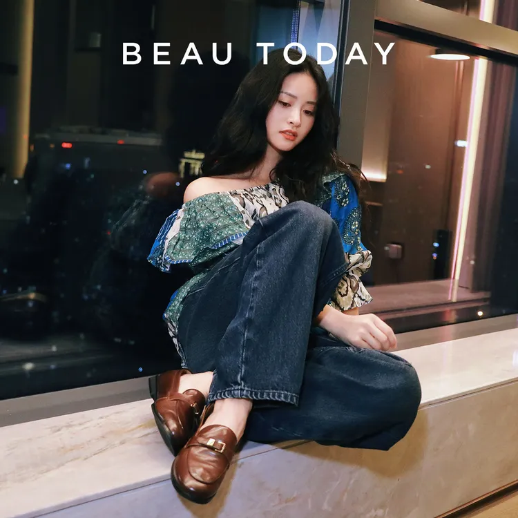 BeauToday【花园舞会】全牛皮复古轻奢乐福鞋时尚百搭平底皮鞋