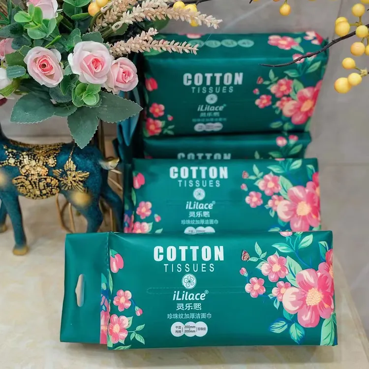 珍珠纹1包6包洗脸巾动画11包加大一次性厚款普通棉柔巾女朋友批发