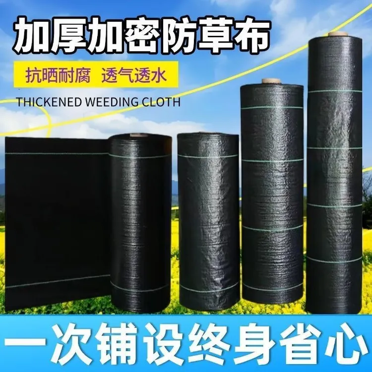 农用防草布加厚除草布果园果树盖草布遮草布透气地布批发耐拉扯