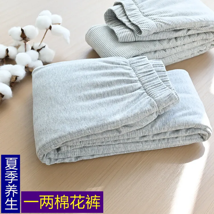 【一两棉裤】夏季女薄款排湿寒保暖家居棉裤适合三伏天老寒腿纯棉裤