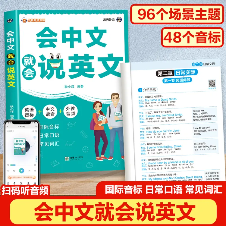 【零基础开口说英语】开口就说地道英语 中文谐音巧记日常口语词汇
