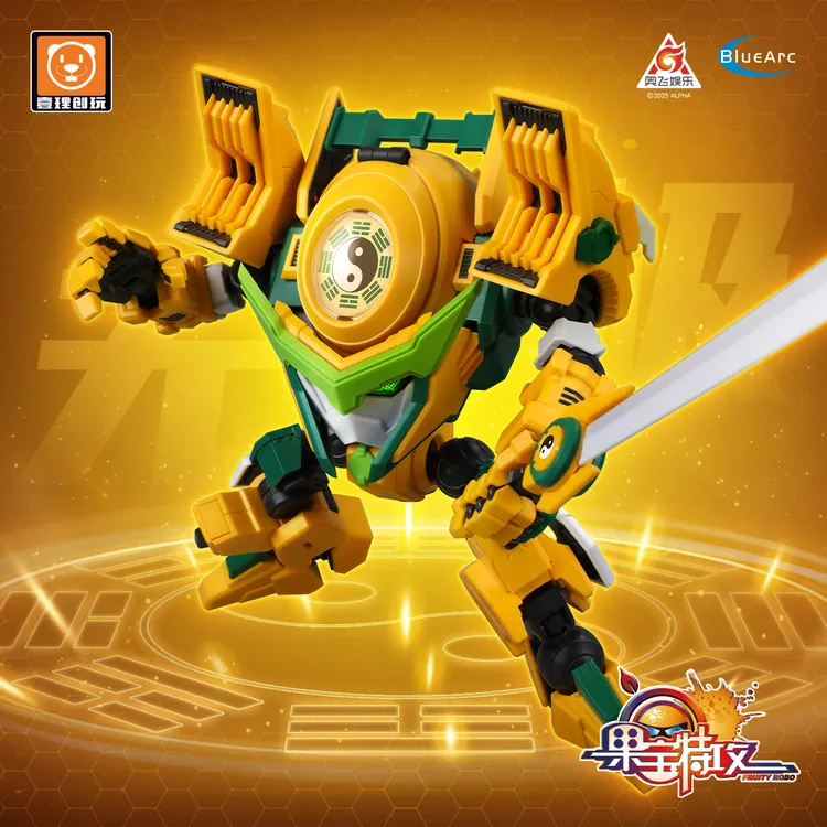 官方现货 壹理创玩 果宝特攻师傅机香蕉尊可合体果元天尊拼装模型