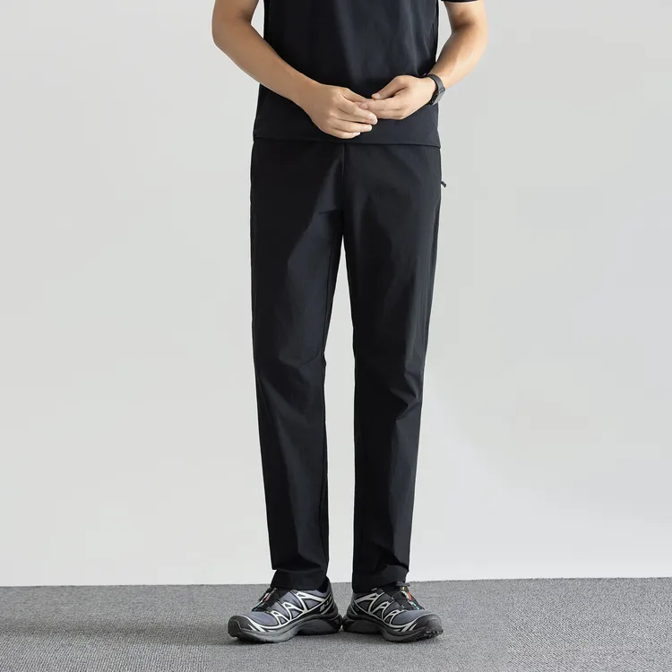 夏季男士S系薄款商务休闲户外防晒冰感百搭高级透气防泼水软壳裤