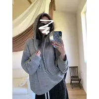 【慵懒毛绒感连帽卫衣】软软糯糯！百搭休闲慵懒感磨毛卫衣293