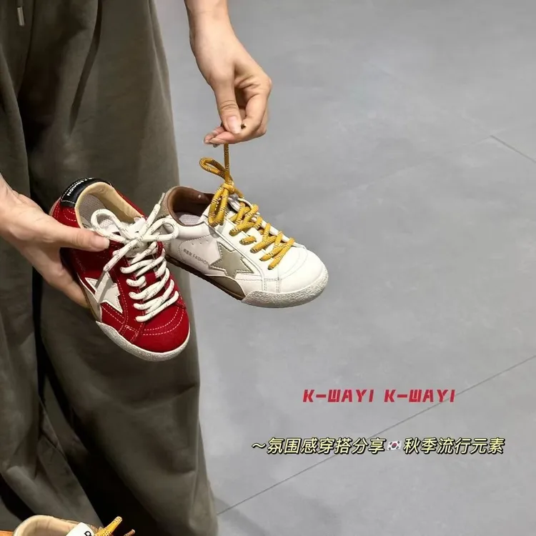 秋季新款儿童时尚舒适洋气百搭防滑板鞋单鞋软底童鞋