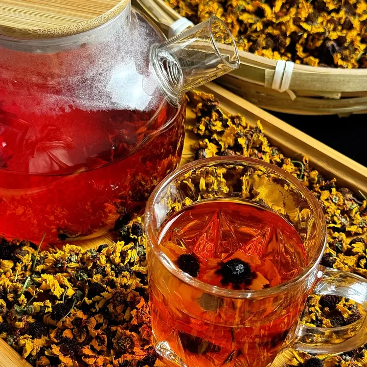 新疆原生态昆仑雪菊纯手工采摘清香回甘耐冲泡