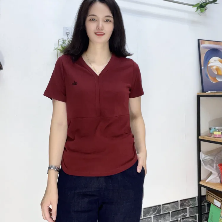 夏季新款V领上衣B15（断码清仓）