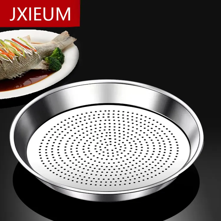 JXIEUM316L不锈钢家用炒锅专用蒸盘架加厚蒸屉耐高温隔水通用蒸架