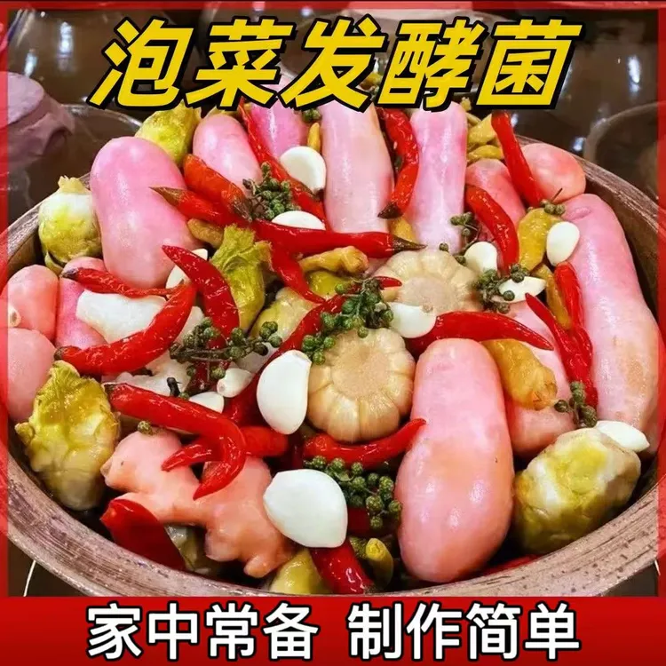 泡菜酸菜泡菜发酵菌粉家用自制酸菜发酵菌粉泡菜辣白菜家用冯氏商品图