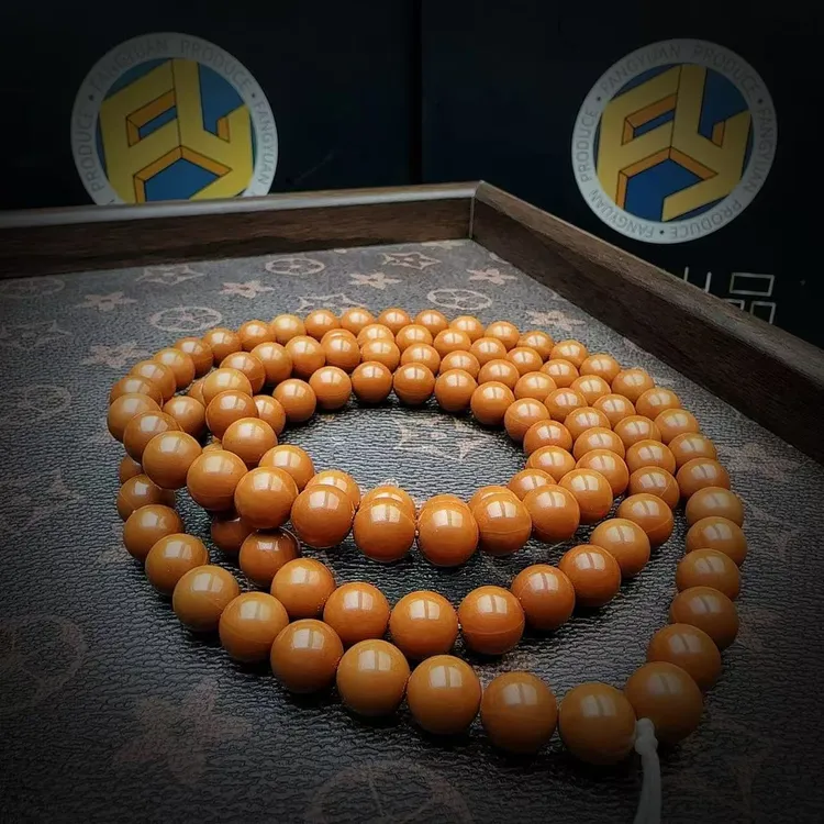 方圆出品—108颗猴头核桃脖挂