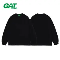 GAT（净版）绿标秋冬款宽松男女同款纯棉重百搭磅潮牌长袖T恤