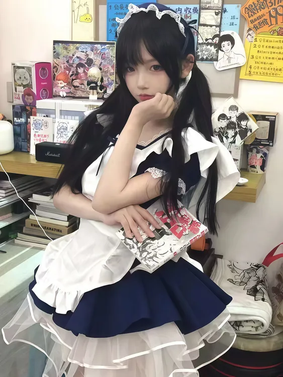 天使女仆日常可爱女仆装日系女装大佬女仆连衣裙lolita全套女仆装