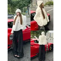 SG / 杨依姗 AW月光奶狐 狐狸毛马甲MJ-20252111