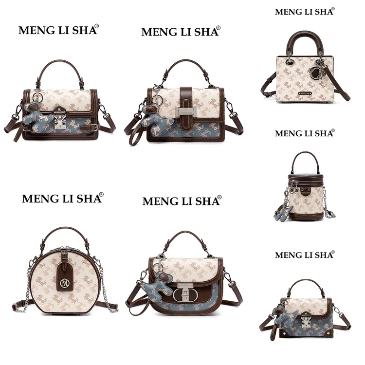 香港轻奢牛皮女包2025新款高级感单肩斜挎手提包包送老婆女生礼物