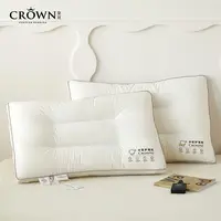 【仁汇优品C】皇冠全棉分区枕一对装柔软家用学生宿舍立体酒店枕