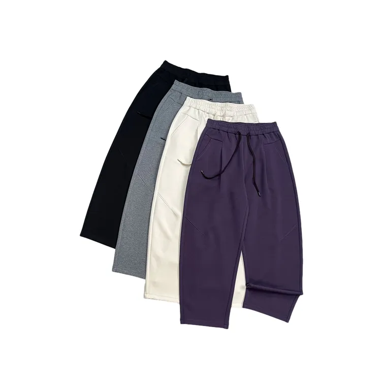 【迁迁定制】显瘦气质香蕉裤‘’宽松休闲垂感立裁弯刀裤长裤7168